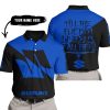 TILL THE FUCKIN FREAKIN TRAINING WHEEL FALL OFF - 3D ALL OVER PRINTED - SUZUKI BLUE - POLO SHIRT