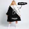 TILL THE FUCKIN FREAKIN TRAINING WHEEL FALL OFF - 3D ALL OVER PRINTED - TRIUMPH - OODIE BLANKET HOODIE