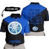 TILL THE FUCKIN FREAKIN TRAINING WHEEL FALL OFF - 3D ALL OVER PRINTED - YAMAHA BLUE - POLO SHIRT