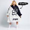 JUST GONNA SEND IT – 3D ALL OVER PRINTED – FOX RACING GIRL – BLACK - OODIE BLANKET HOODIE