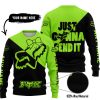 JUST GONNA SEND IT – 3D ALL OVER PRINTED – FOX RACING GIRL – GREEN 1 - SWEATER UGLY