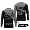 JUST GONNA SEND IT – 3D ALL OVER PRINTED – FOX RACING GIRL – GREY - JERSEY