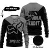 JUST GONNA SEND IT – 3D ALL OVER PRINTED – FOX RACING GIRL – GREY - SWEATER UGLY