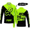 JUST GONNA SEND IT – 3D ALL OVER PRINTED – FOX RACING GIRL – NEON - LONG SLEEVE POLO SHIRT
