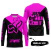 JUST GONNA SEND IT – 3D ALL OVER PRINTED – FOX RACING GIRL – PINK - JERSEY