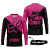 JUST GONNA SEND IT – 3D ALL OVER PRINTED – FOX RACING GIRL – PINK 1 - JERSEY
