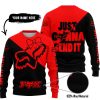 JUST GONNA SEND IT – 3D ALL OVER PRINTED – FOX RACING GIRL – RED - SWEATER UGLY