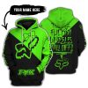 TILL THE FUCKIN FREAKIN TRAINING WHEEL FALL OFF - 3D ALL OVER PRINTED - FOX RACING GIRL - GREEN