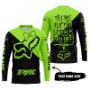 TILL THE FUCKIN FREAKIN TRAINING WHEEL FALL OFF - 3D ALL OVER PRINTED - FOX RACING GIRL - GREEN 1 - JERSEY
