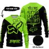 TILL THE FUCKIN FREAKIN TRAINING WHEEL FALL OFF - 3D ALL OVER PRINTED - FOX RACING GIRL - GREEN 1 - SWEATER UGLY