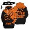 JUST FCKN SEND IT – 3D ALL OVER PRINTED – FOX RACING GIRL – ORANGE