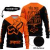 TILL THE FUCKIN FREAKIN TRAINING WHEEL FALL OFF - 3D ALL OVER PRINTED - FOX RACING GIRL - ORANGE - SWEATER UGLY