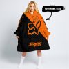 TILL THE FUCKIN FREAKIN TRAINING WHEEL FALL OFF - 3D ALL OVER PRINTED - FOX RACING GIRL - ORANGE - OODIE BLANKET HOODIE