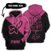 TILL THE FUCKIN FREAKIN TRAINING WHEEL FALL OFF - 3D ALL OVER PRINTED - FOX RACING GIRL - PINK 1