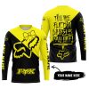 TILL THE FUCKIN FREAKIN TRAINING WHEEL FALL OFF - 3D ALL OVER PRINTED - FOX RACING GIRL - YELLOW - JERSEY