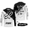 TOO FAST TO LIVE TOO YOUNG TO DIE – 3D ALL OVER PRINTED – FOX RACING GIRL – BLACK - JERSEY