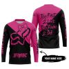 TOO FAST TO LIVE TOO YOUNG TO DIE – 3D ALL OVER PRINTED – FOX RACING GIRL – PINK 1 - JERSEY