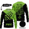 TILL THE FUCKIN FREAKIN TRAINING WHEEL FALL OFF - 3D ALL OVER PRINTED - FOX RACING & MONSTER ENERGY - SWEATER UGLY