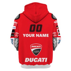 Ducati 3d zipper hoodies, Ducati racing, Ducati over racing club