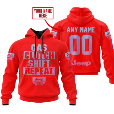 Gas Clutch Shift Repeat – Limited Edition – Jeep – Red