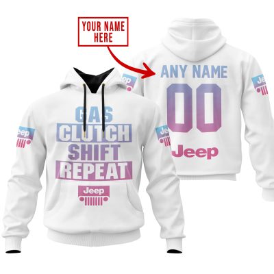 Gas Clutch Shift Repeat – Limited Edition – Jeep – White