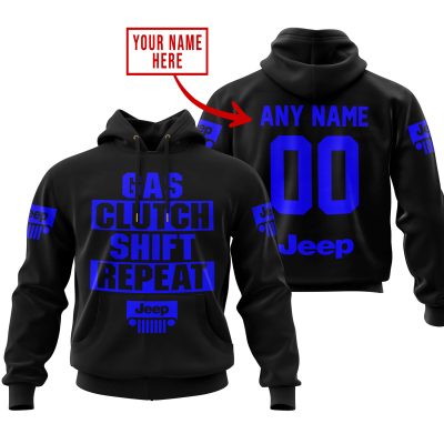 Gas Clutch Shift Repeat – Limited Edition – Jeep – Black Blue