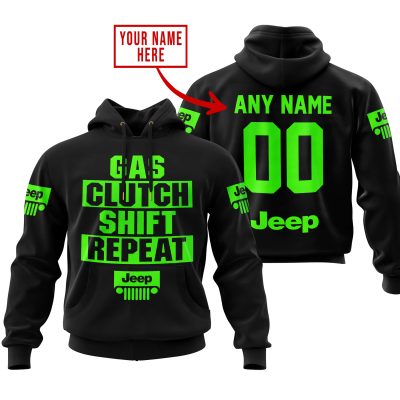 Gas Clutch Shift Repeat – Limited Edition – Jeep – Black Green