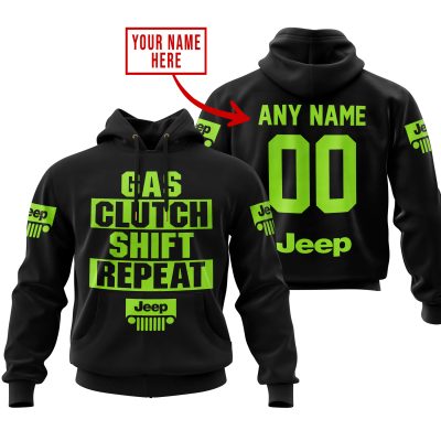 Gas Clutch Shift Repeat – Limited Edition – Jeep – Black Green 1