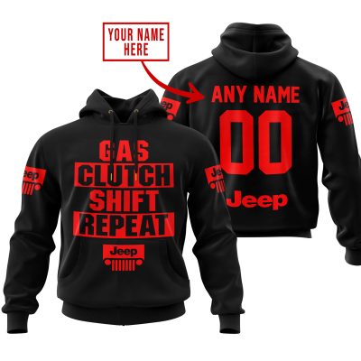 Gas Clutch Shift Repeat – Limited Edition – Jeep – Black Red
