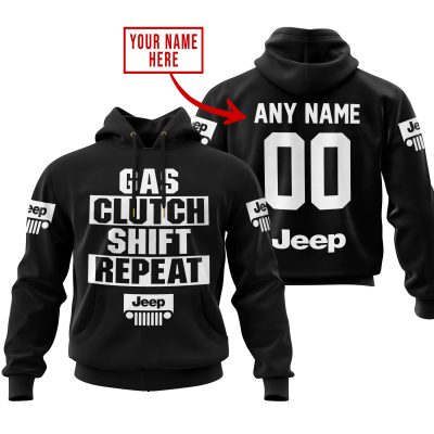 Gas Clutch Shift Repeat – Limited Edition – Jeep – Black White