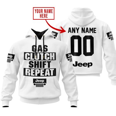 Gas Clutch Shift Repeat – Limited Edition – Jeep – White Black