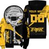 MAKE LIFE A RIDE JUST SEND IT – CAN AM – YELLOW - FLEECE ZIP HOODIE