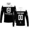 LIMITED EDITION  –  CUSTOM NAME RACING  –  HUSQVARNA - LONG SLEEVE POLO SHIRT