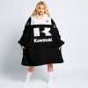 LIMITED EDITION  –  CUSTOM NAME RACING  –  KAWASAKI - OODIE BLANKET HOODIE