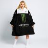 LIMITED EDITION  –  CUSTOM NAME RACING  –  MONSTER ENERGY - OODIE BLANKET HOODIE
