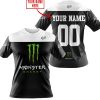 LIMITED EDITION  –  CUSTOM NAME RACING  –  MONSTER ENERGY - T-SHIRT
