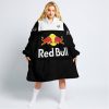 LIMITED EDITION  –  CUSTOM NAME RACING  –  RED BULL - OODIE BLANKET HOODIE