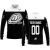 LIMITED EDITION  –  CUSTOM NAME RACING  –  TROY LEE DESIGNS - LONG SLEEVE POLO SHIRT