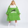 LIMITED EDITION – CUSTOM NAME RACING - ARCTIC-CAT GREEN - OODIE BLANKET HOODIE