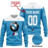 LIMITED EDITION – CUSTOM NAME RACING - BMW BLUE - SWEATER UGLY