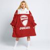 LIMITED EDITION – CUSTOM NAME RACING - DUCATI RED - OODIE BLANKET HOODIE