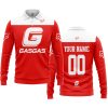 LIMITED EDITION – CUSTOM NAME RACING - GASGAS RED - LONG SLEEVE POLO SHIRT