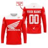 LIMITED EDITION – CUSTOM NAME RACING - HONDA RED - JERSEY