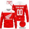 LIMITED EDITION – CUSTOM NAME RACING - HONDA RED - SWEATER UGLY