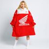 LIMITED EDITION – CUSTOM NAME RACING - HONDA RED - OODIE BLANKET HOODIE