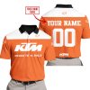 LIMITED EDITION – CUSTOM NAME RACING - KTM ORANGE - POLO SHIRT