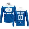LIMITED EDITION – CUSTOM NAME RACING - POLARIS BLUE - LONG SLEEVE POLO SHIRT