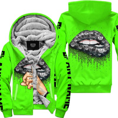 Shut The Fnck Up – Jeep – Green - Fleece Zip Hoodie