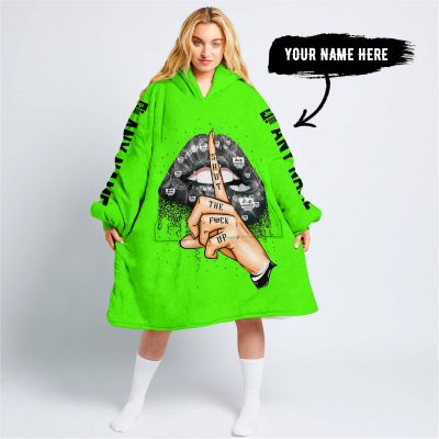 Shut The Fnck Up – Jeep – Green - Oodie Blanket