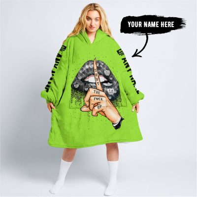 Shut The Fnck Up – Jeep – Green 1 - Oodie Blanket